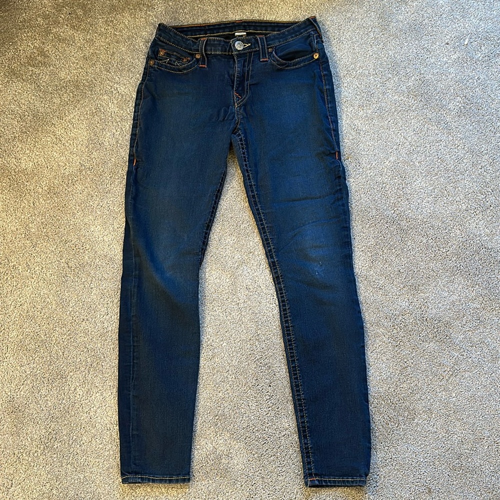 True Religion Curvy Skinny jeans, low rise